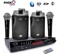 Karaoké enfant - Hi-Fi - 100W - 2 micros - Bluetooth - Radio FM