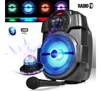 Karaoké Enfants Enceinte 180W portable Batterie MICRO avec USB/BLUETOOTH/ RADIO FM + RounDiams