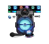 Karaoké Enfants Enceinte Party light -250W portable Batterie MICRO HANDY180 avec USB/BLUETOOTH/ RADIO FM + RounDiams