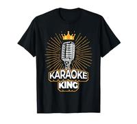 Karaoké King Microphone chanteur drôle cool cadeau T-Shirt
