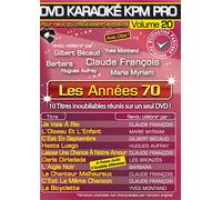 Karaoke kpm pro - Volume 20 - Les années 70 DVD