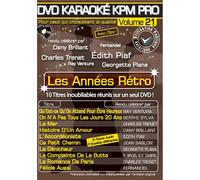 KPM DVD karaoké Pro Vol.21 «Les Années Rétro»
