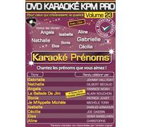 Karaoké KPM pro volume 23 - Karaoké prénoms DVD