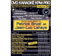 Karaoké KPM pro volume 24 Patrick Bruel & Jean-Luc Lahaye DVD