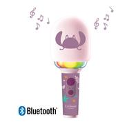 Lexibook, Disney Stitch Angel, Karaoke Microphone Angel - Microphone avec Effets sonores et Lumineux, Pink, MIC280D1