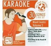 Karaoke: Mixed Country, Vol. 5 [KARAOKE] 2-CD Set Lyrics on T.V.