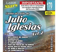 Karaoke Music CDG: Latin Stars Vol. 170 - Julio Iglesias Vol.2 CDG