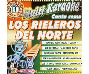 Karaoke Music CDG: MultiKaraoke OKE-0168 Los Rieleros Del Norte CDG