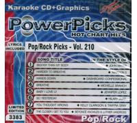 Karaoke Music CDG: Sound Choice Picks CDG SC3383 - POP-ROCK Picks - Vol. 210