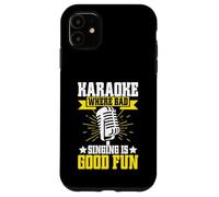 Karaoké où Le Mauvais Chant est Un Bon karaoké Amusant Coque pour iPhone 11