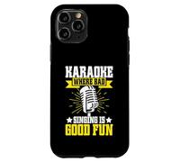 Karaoké où Le Mauvais Chant est Un Bon karaoké Amusant Coque pour iPhone 11 Pro