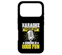 Karaoké où Le Mauvais Chant est Un Bon karaoké Amusant Coque pour iPhone 17 Pro