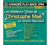 Karaoké Play-Back Kpm Vol. Christophe Maé"