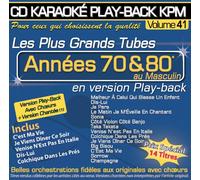 Karaoké Play-Back Kpm Vol. Tubes Années 70 & 80 au Masculin"