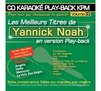 Yannick Noah – Karaoké Play-Back KPM Vol.33 – CD