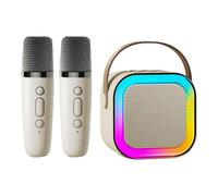 Karaoké Portable, Machine de karaoké sans Fil,Petit Haut-Parleur karaoké avec Microphone pour Chanter | Système de karaoké Professionnel Portable pour Adultes et, fête, Camping