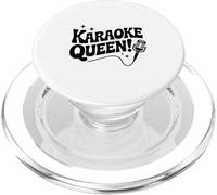 Karaoké Queen Mic Fun Music Lover PopSockets PopGrip pour MagSafe