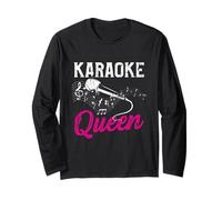 Karaoké Queen Night? Funny Singer Bar Music Lover Singing Manche Longue