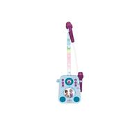 Lexibook Enceinte lumineuse La Reine des Neiges K140FZ - 2 micros, prise MP3 - bleu/violet
