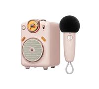 Karaoke Set - Divoom - Fairy-OK - Microphone Mini - 7 Modes Vocaux - Portable Rose