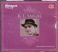 Karaoke Sing Along K.l. Saigal Vol-3 ( Hindi/english Lyrics Booklet Inside)