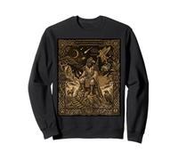 Karasu Tengu Carte de Tarot Mythe céleste Yokai Sweatshirt