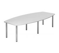 KARAT 28 C - Karat Blanc 280 x 130 avec pied en chrome