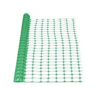 KARAT Barrière en Rouleau Chester, Filet de sécurité en Plastique réutilisable, Filet Robuste de signalisation et de Protection, Clôture de Construction, Grillage enclos Vert 50 m L x 1 m H, 100g/m²