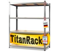 KARAT Étagère pour charges lourdes 200x150x80 cm en métal galvanisé - Étagère à grande portée en métal, étagère d'atelier, étagère pour atelier, étagère modulable Étagère de stockage (TitanRack Big)