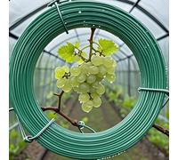 KARAT Fil de Tension en Métal plastifié Vert Ø3,1mm en Rouleau 55m, Fil métal Enduit PVC, Fil Tension pour clôture, Jardin, Bricolage, vignoble, tuteur des Plantes