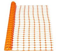 KARAT | Grillage avertisseurs - Clôture de chantier - Clôture d'étang - Clôture de protection - Filet de protection de parterre - Filet avertisseur plastique | Orange, 50 m