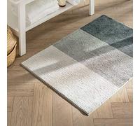 KARAT Horizon Tapis de bain antidérapant et à séchage rapide (gris foncé/gris/gris clair, 50 x 80 cm)