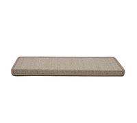 KARAT marchette d'escalier Autocollante 1 pièce - Tapis d'escalier Surface Antidérapante - Isolant phonétique - Tapis de Marche London Rectangulaire 23.5x65 cm. Beige