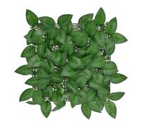 KARAT Mur végétal 33 x 33 cm - Élégante décoration pour intérieurs avec grandes feuilles de rose - Élégante décoration murale pour un environnement naturel (Big Rose Leaf)