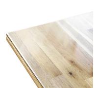 KARAT Nappe Transparente pour Table avec Bord Droit - Protection Contre Les Rayures Taches - Film de Protection imperméable - Protection de Table Meuble Anti-Allergique - Crystal 1,6 mm 65 x 130 cm
