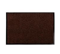 KARAT Paillasson anti-saleté - Lavable et puissant - Avec dos antidérapant - Tapis de porte pour l'entrée Brasil (rouge, 90 x 150 cm)