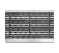 KARAT | Paillasson Haute Performance pour Intérieur et Extérieur - Brosses Puissantes - Tapis d'Entrée et de Retenue de la Saleté - Idéal comme Paillasson de Porte | Profi Brush Gris, 40 x 60 cm