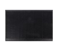 KARAT Paillasson pour l'intérieur et l'extérieur, Avec brosses haute performance, Tapis d'entrée, Grattoir à chaussures (60 x 90 cm, caoutchouc)