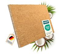 KARAT - Paillasson - Tapis de porte - En coco - Avec dos antidérapant (naturel, 60 x 90 cm, 1,7 cm)