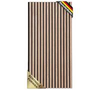 KARAT Panneaux acoustiques - Panneaux muraux avec placage en bois véritable pour une acoustique agréable dans la pièce - Mur à lamelles en bois et feutre - Revêtement mural comme isolation phonique,