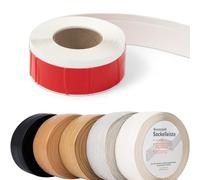 KARAT Plinthe Oslo - Bande de seuil - Bande de finition Personnalisable et Auto-Adhésif - Bande de séparation Adhésive Acrylique - Bande de finition des bords - Blanc 50x15 mm Longueur 25 m