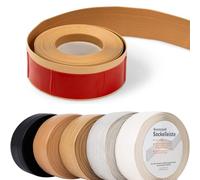 KARAT Plinthe Oslo - Bande de seuil - Bande de finition Personnalisable et Auto-Adhésif - Bande de séparation Adhésive Acrylique - Bande de finition des bords - Buche-Hell 50x15 mm Longueur 25 m