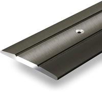 KARAT Profilé de transition Firm - forme C - rail de transition anodisé - 1 pièce - baguette de recouvrement pour parquet, stratifié, PVC - largeur 36 mm (Longueur: 134 cm - Pré-percé, Bronze)