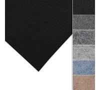 KARAT - Revêtement en Feutre aiguilleté - Moquette de Voiture Personnalisable - Tapis Automobile Universel Antistatique - Garniture intérieure pour Tous véhicules - Superflex Noir, 200x800 cm