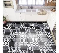 KARAT Revêtement Sol PVC, Film Vinyle Antidérapant pour Meubles Mur Sols, Sol en Rouleau au mètre, Imperméable, Durable et Résistant, Usage intensif (100 x 200 cm Amadora 990D)