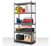 KARAT Rhino Étagère pour charges lourdes avec structure en acier - Charge maximale : 1050 kg - Gris anthracite - 180 x 90 x 60 cm