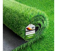 KARAT Sky - Gazon artificiel - 100 x 100 cm - Tapis d'extérieur résistant aux intempéries - Vert - Pour balcon, terrasse et jardin - Tapis robuste comme alternative à la pelouse - Tosca 35 mm