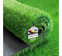 KARAT Sky Riviera Tapis de gazon artificiel d'extérieur vendu au mètre - Tapis d'herbe - Gazon en plastique - Pelouse pour balcon et jardin, pelouse, moquette pour l'extérieur sur mesure 14 mm de