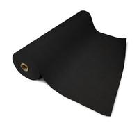 KARAT Tapis de Passage d'allée idéal pour Les Salons, événements, Mariages, décoration d'anniversaire, découpe au mètre, réutilisable, Tapis de Mariages Cérémonies - Sintra (Noir 100 x 250 cm)