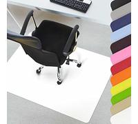 KARAT Tapis de Protection des sols - Protection Efficace des sols dans de Nombreuses Couleurs Attrayante - Bon Glissement de chaises de Bureau (Blanc, 114 x 200 cm)
